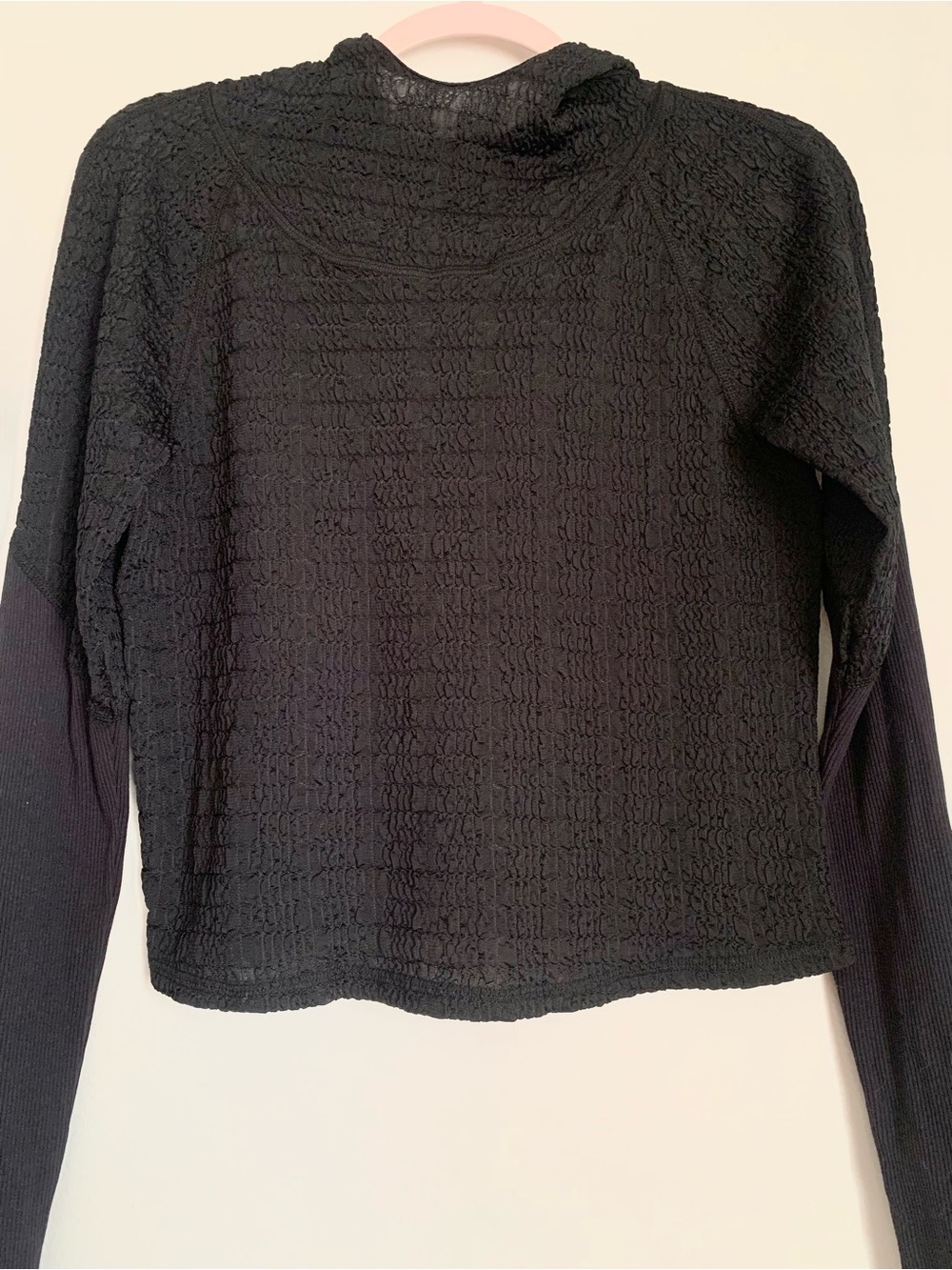 New open back stretch active hoody